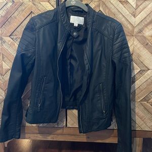 Faux leather Moto jacket